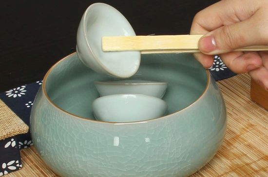 茶洗與茶盂區別圖片，怎樣使用茶盂和茶洗