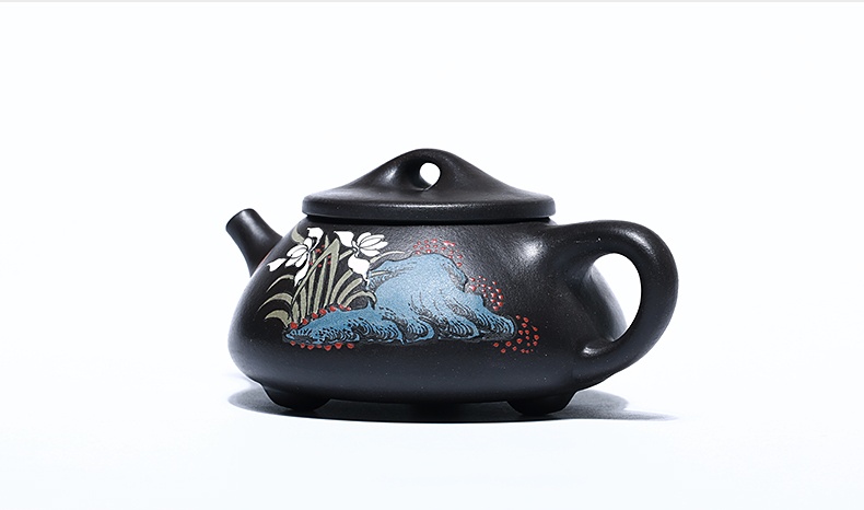 石瓢手工紫砂壺，精致典雅紫砂壺