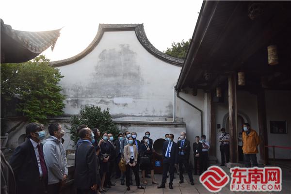 外國駐華使節一行參觀三坊七巷